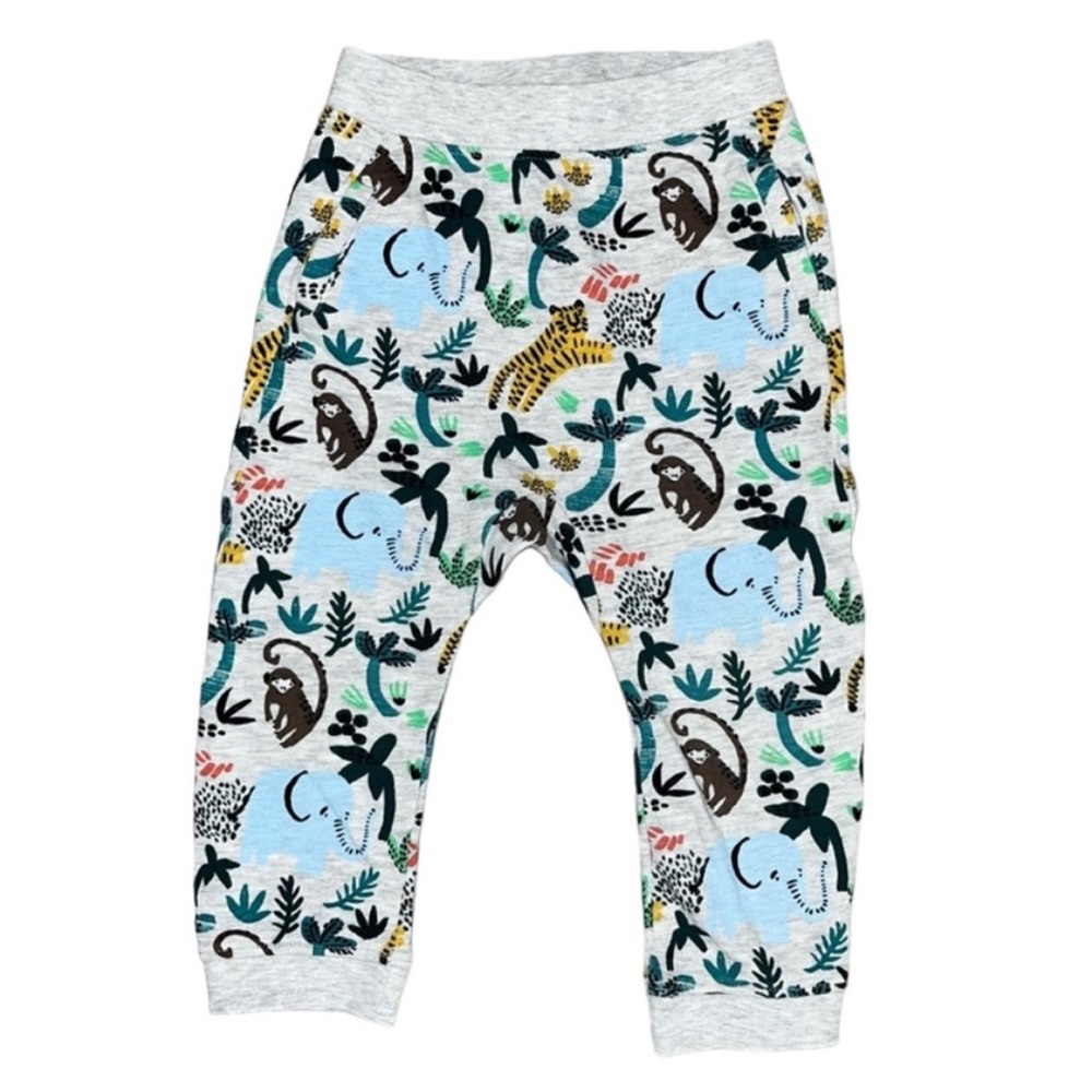 LH&M Safari Jungle Animal Joggers 2T Like New